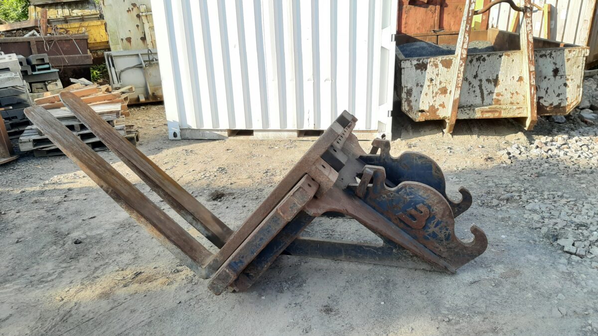 CW45 Palettengabel, Bagger, Baggerlöffel, gebraucht